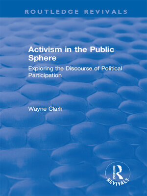 cover image of Activism in the Public Sphere
